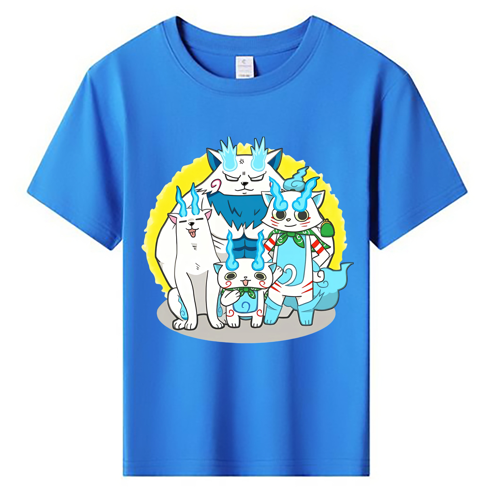 （画像用） 妖怪ウォッチ Yo-kai Watch 綿100％キッズTシャツ（フロントプリント）